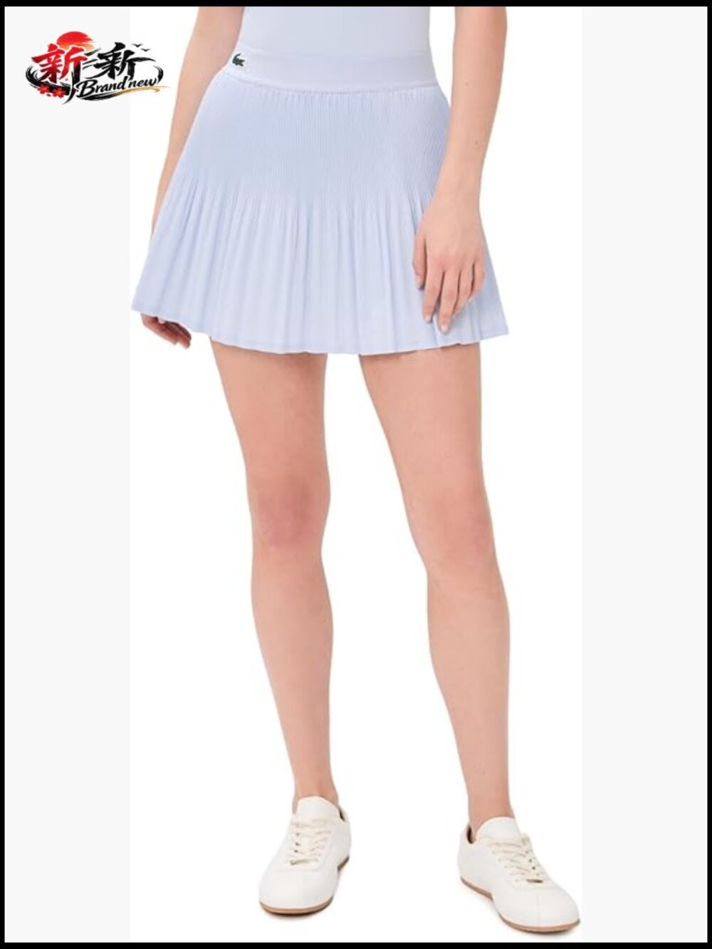 Lacoste Women's Ultra Dry Tennis Skort, Built-In Shorts, Pockets, Mini Length